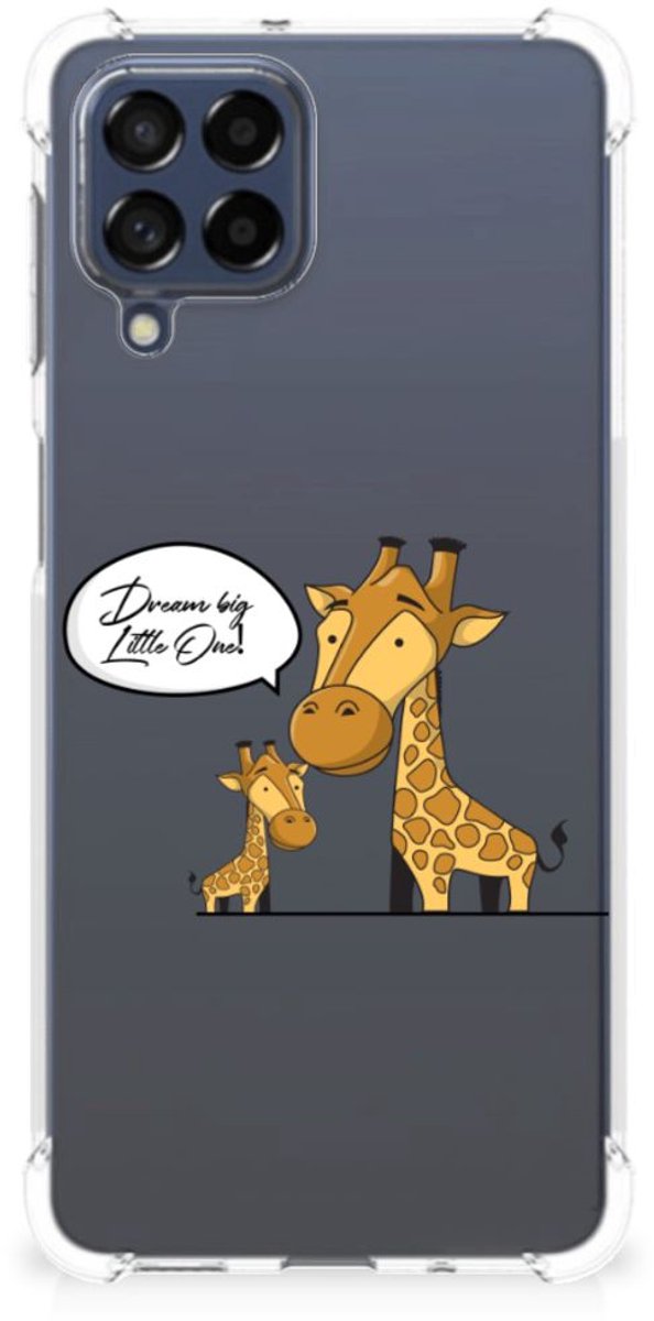 Samsung Galaxy M53 Stevig Bumper Hoesje Giraffe