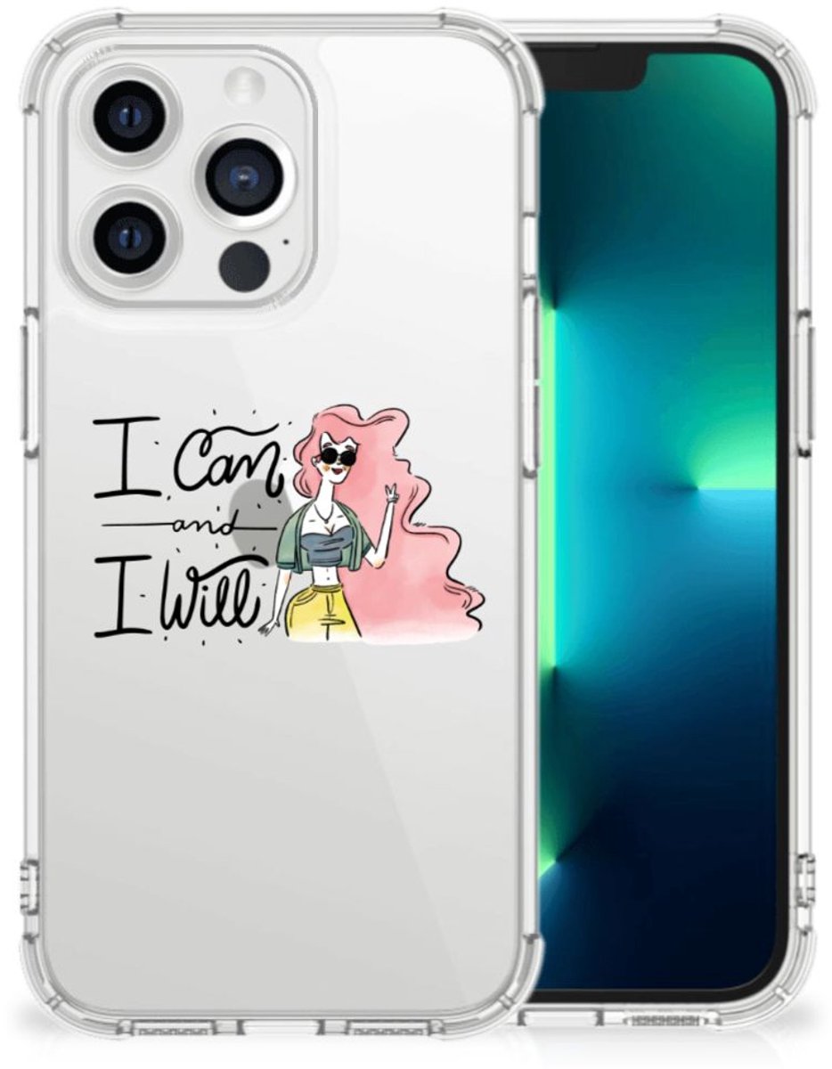 Apple iPhone 13 Pro Stevig Bumper Hoesje i Can