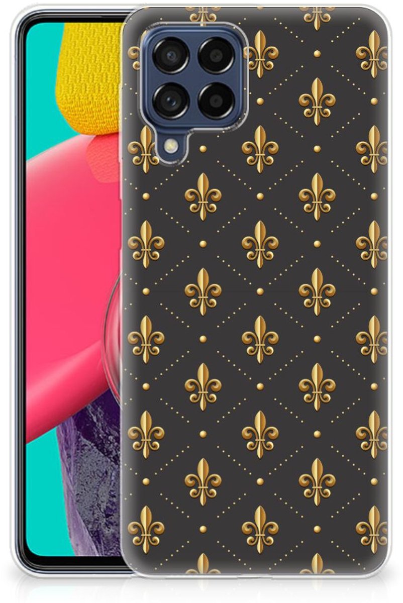 Samsung Galaxy M53 TPU bumper Franse Lelie