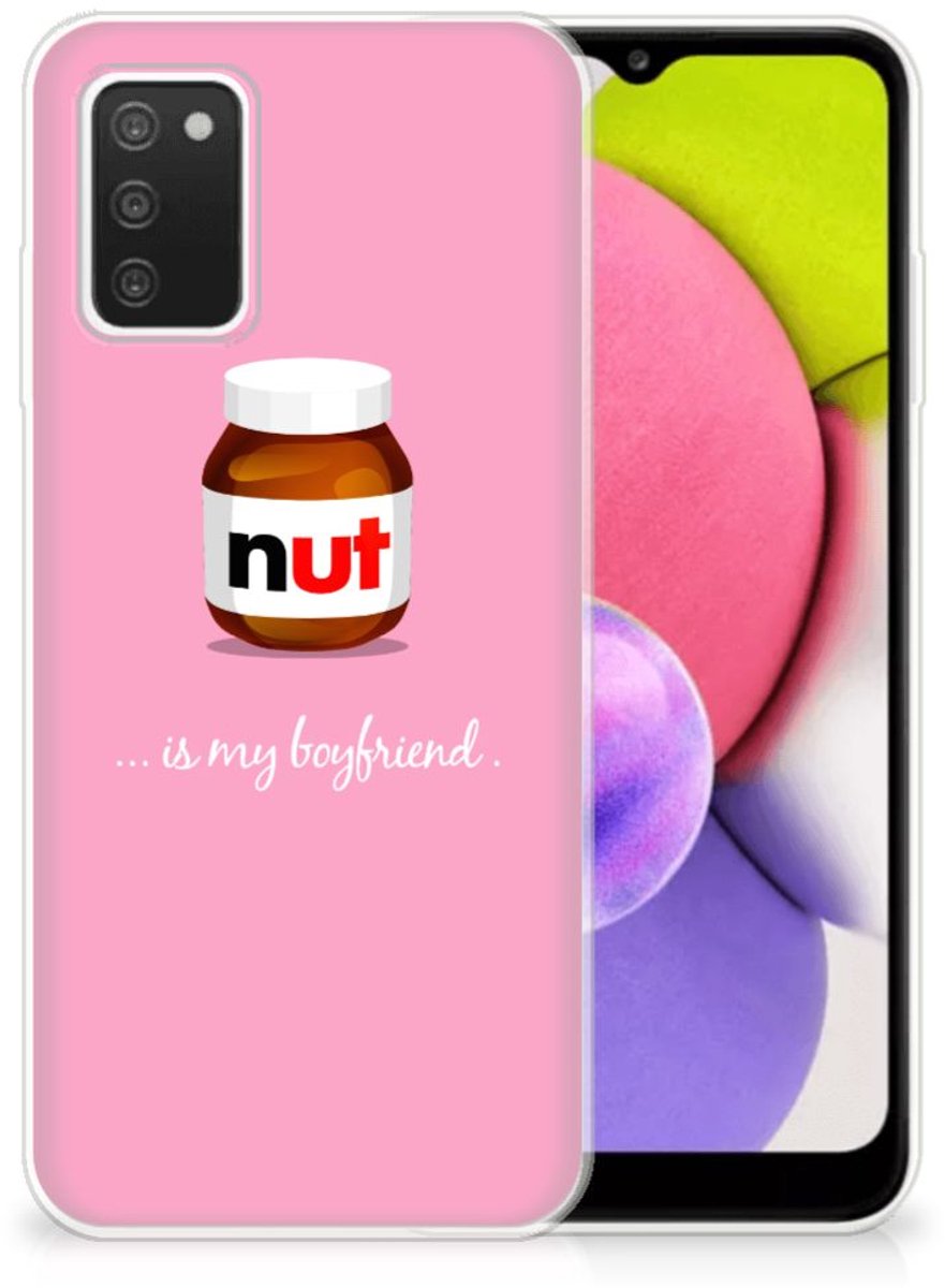 Samsung Galaxy A03S Siliconen Case Nut Boyfriend