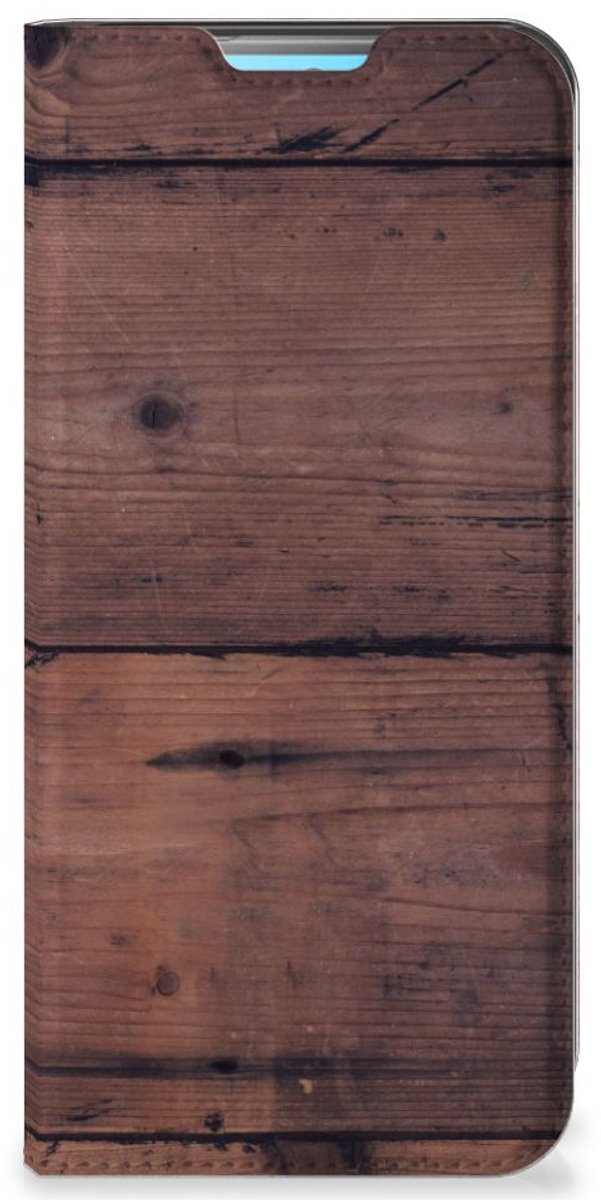 Xiaomi Redmi 10 Book Wallet Case Old Wood