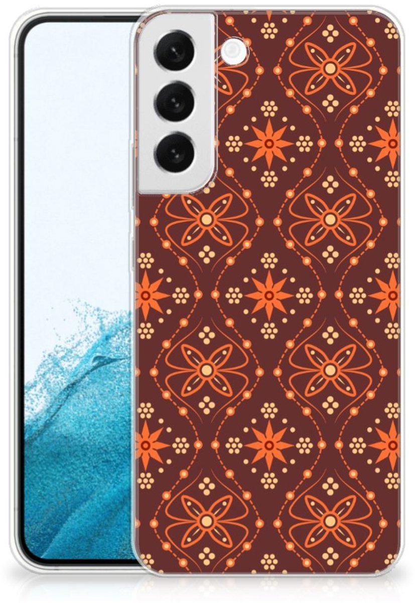 Samsung Galaxy S22 Plus TPU bumper Batik Brown
