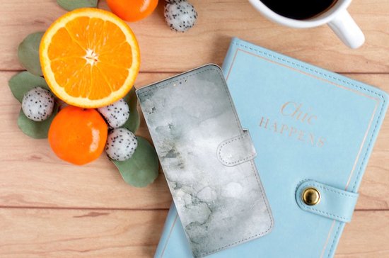 Etui à rabat OPPO A15 Etui Smartphone Peinture Gris