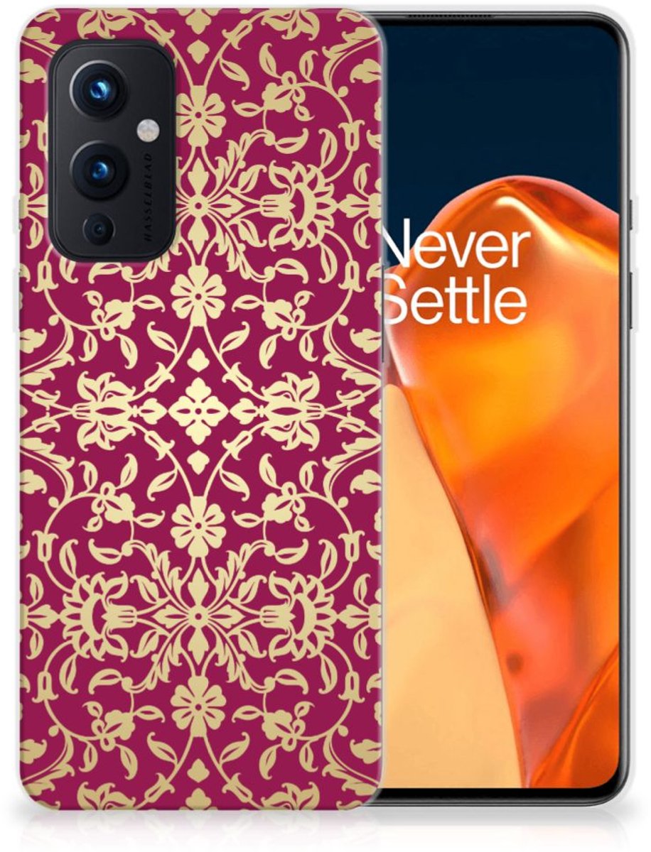 Siliconen Hoesje OnePlus 9 Barok Pink
