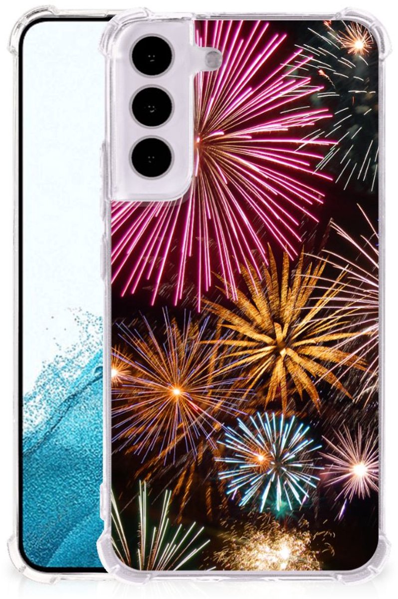 Samsung Galaxy S22 Anti Shock Bumper Case Vuurwerk