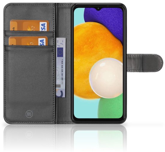 Etui à rabat Samsung Galaxy A13 5G Smartphone Cover Peinture Gris