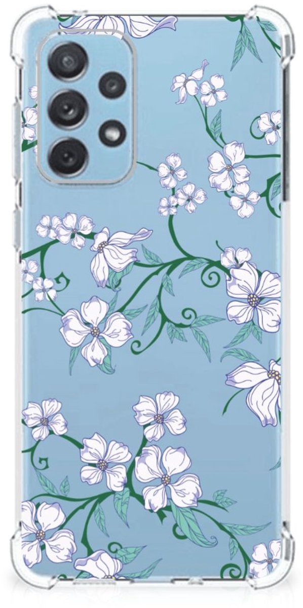 Back Cover voor Samsung Galaxy A73 Uniek Case Blossom White