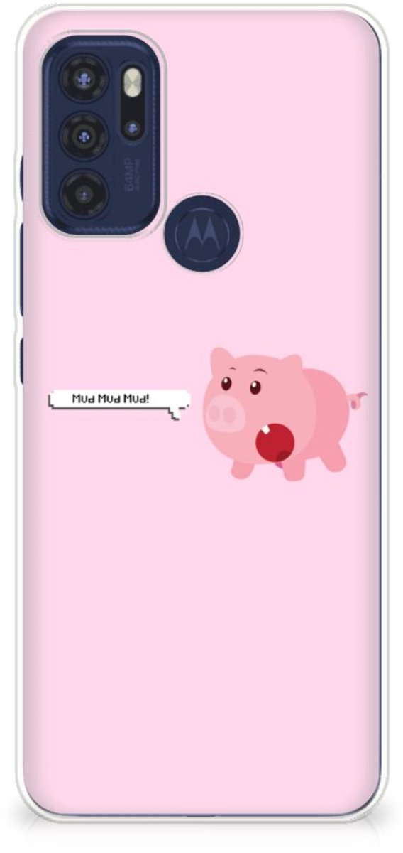 Motorola Moto G60s Telefoonhoesje met Naam Pig Mud