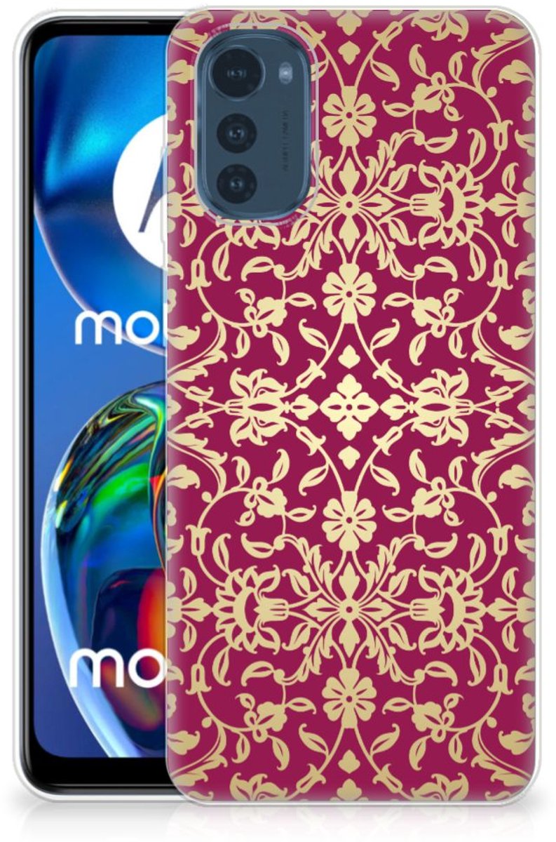 Siliconen Hoesje Motorola Moto E32/E32s Barok Pink