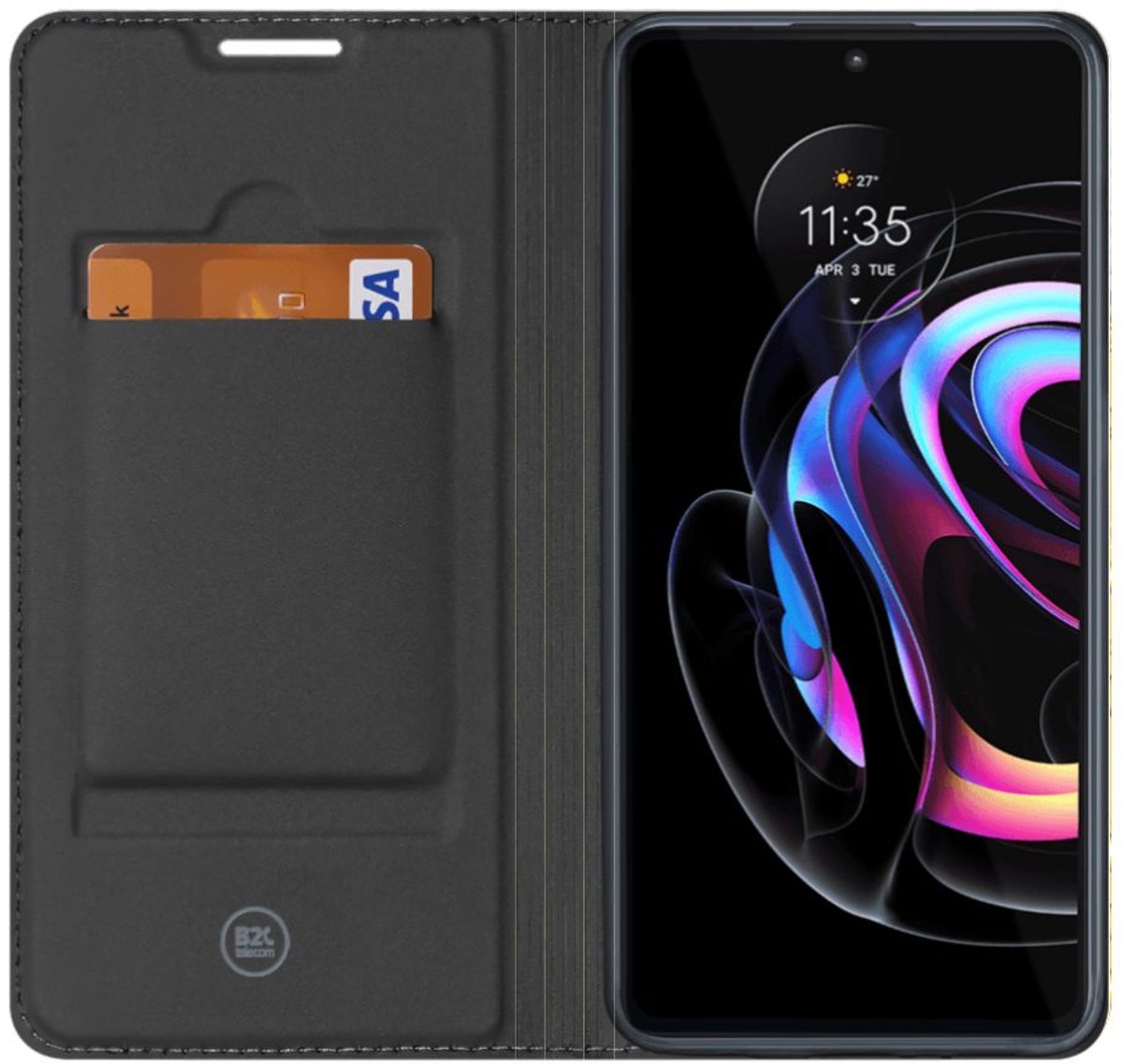 Motorola Edge 20 Pro Flip Style Cover Bier