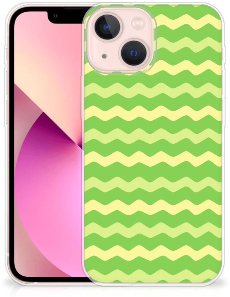 iPhone 13 mini TPU bumper Waves Green