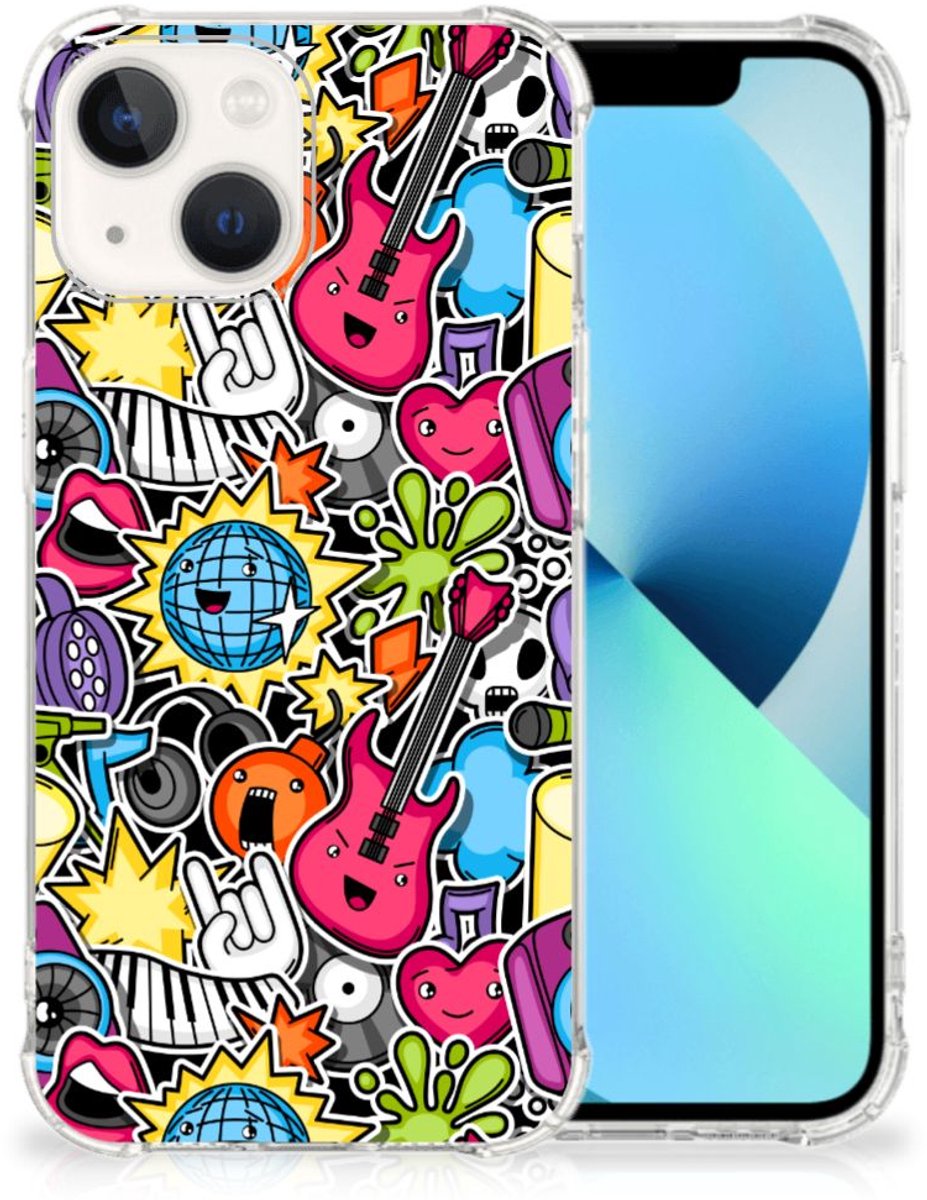 iPhone 13 Anti Shock Bumper Case Punk Rock