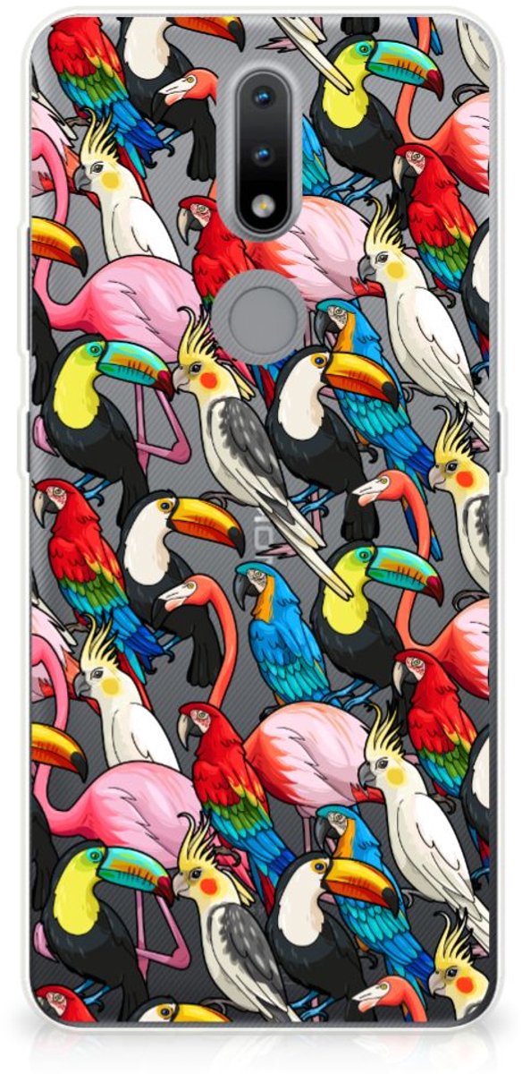 Nokia 2.4 TPU Hoesje Birds