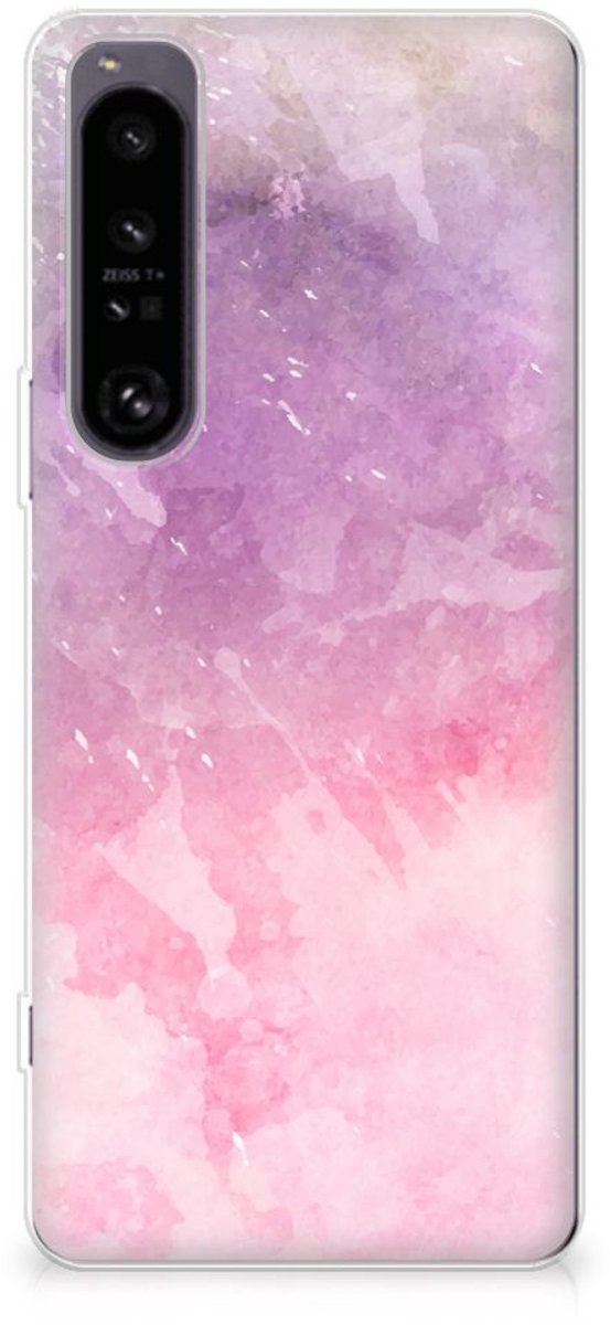Hoesje maken Sony Xperia 1 IV Pink Purple Paint