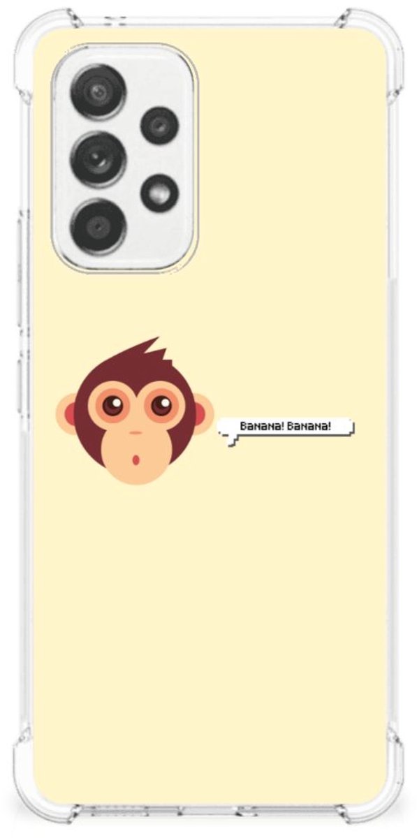 Samsung Galaxy A53 5G Stevig Bumper Hoesje Monkey