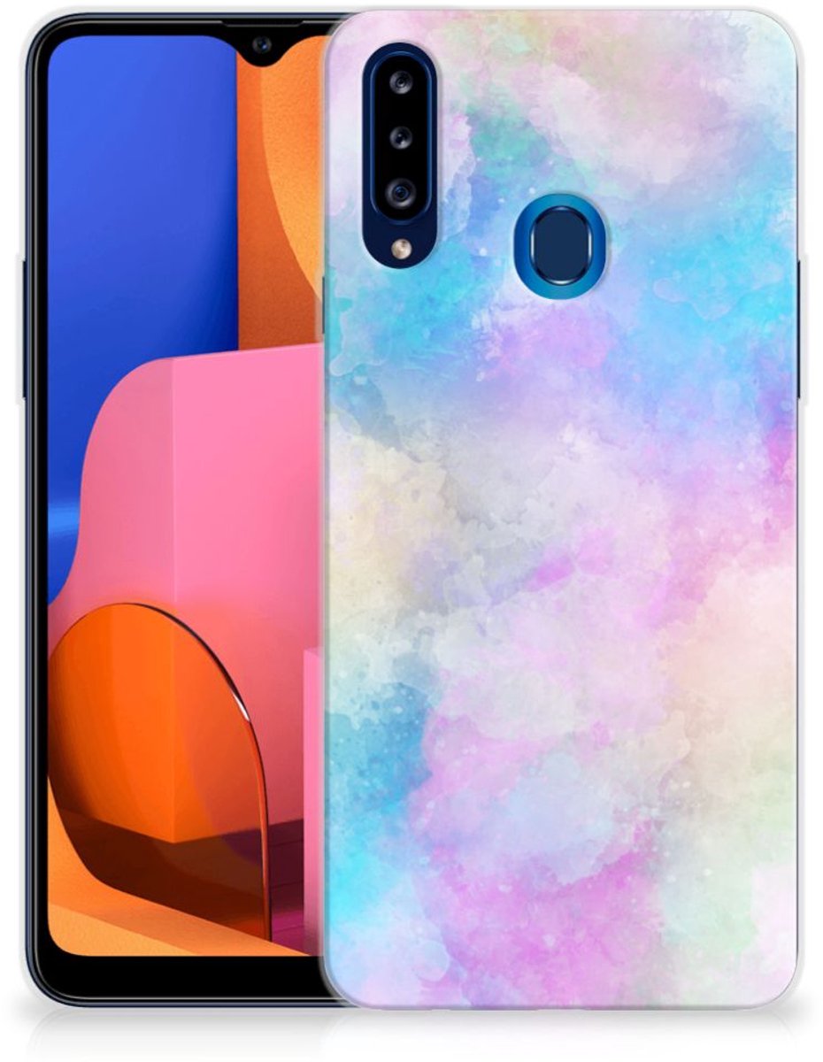 Hoesje maken Samsung Galaxy A20s Watercolor Light
