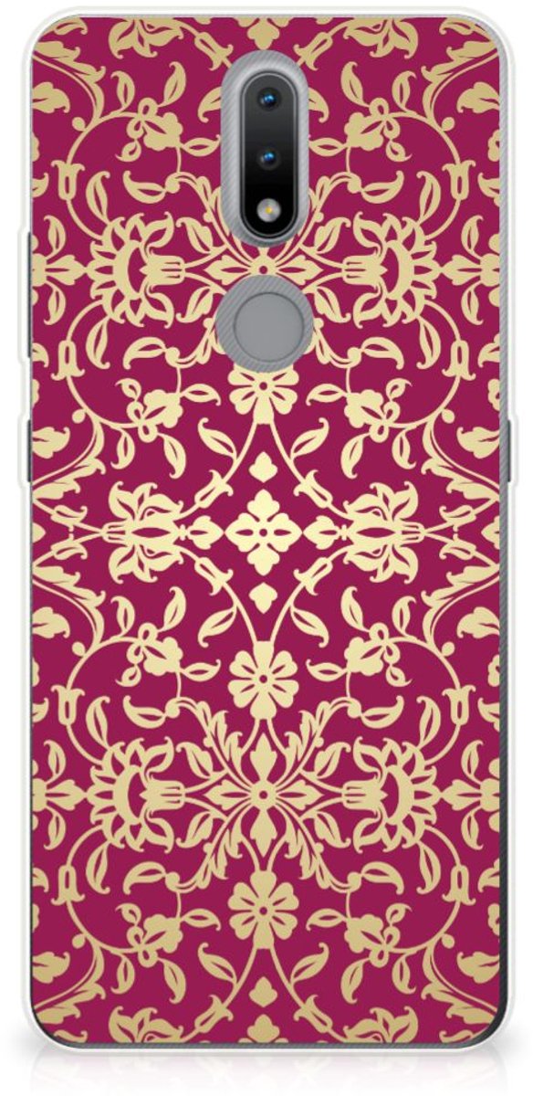 Siliconen Hoesje Nokia 2.4 Barok Pink