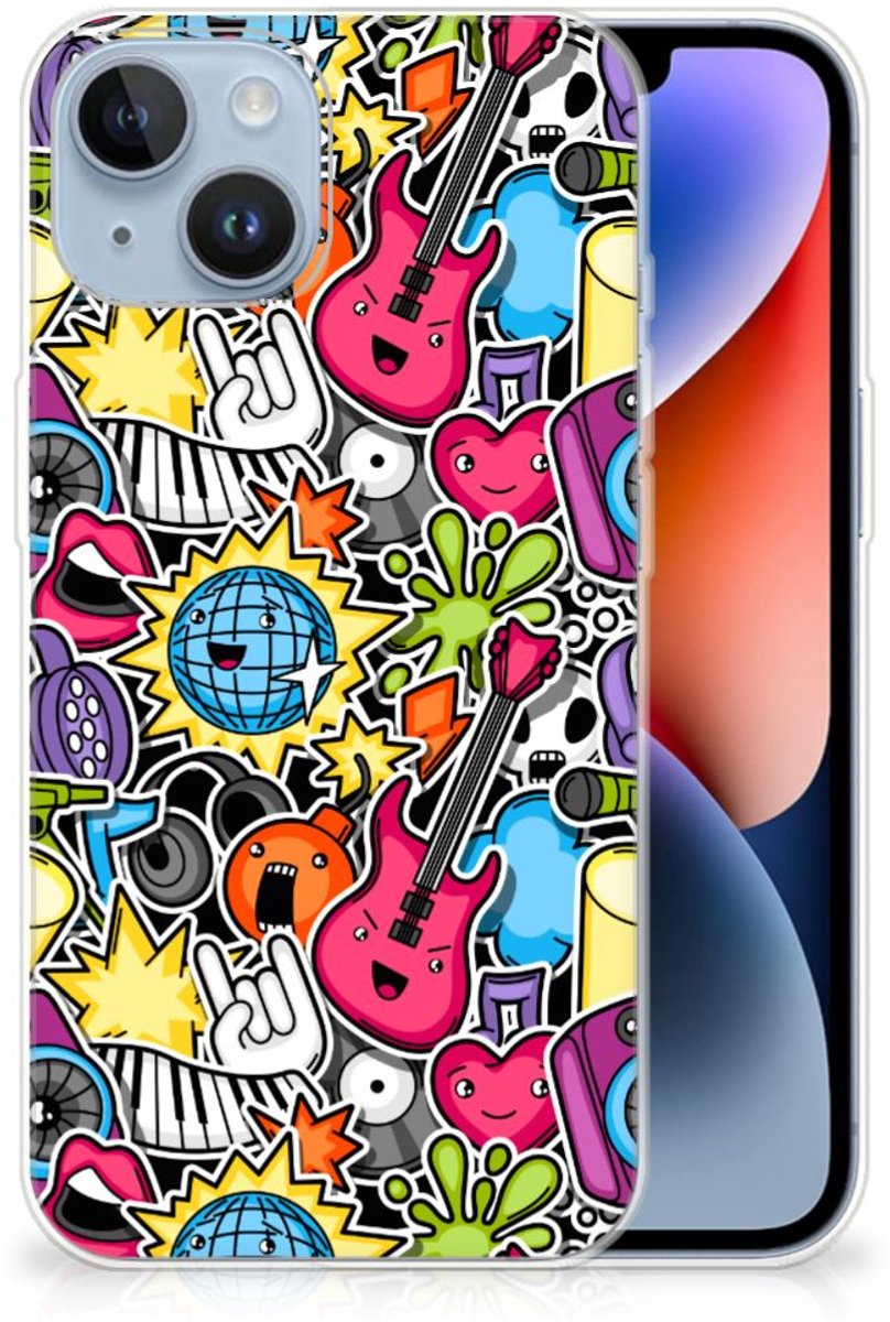 Apple iPhone 14 Silicone Back Cover Punk Rock
