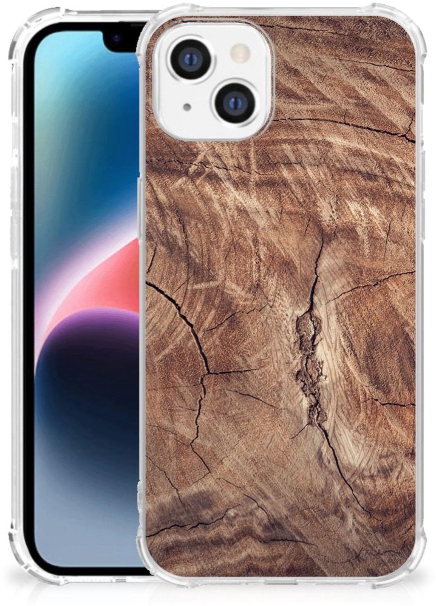 Apple iPhone 14 Plus Stevig Telefoonhoesje Tree Trunk