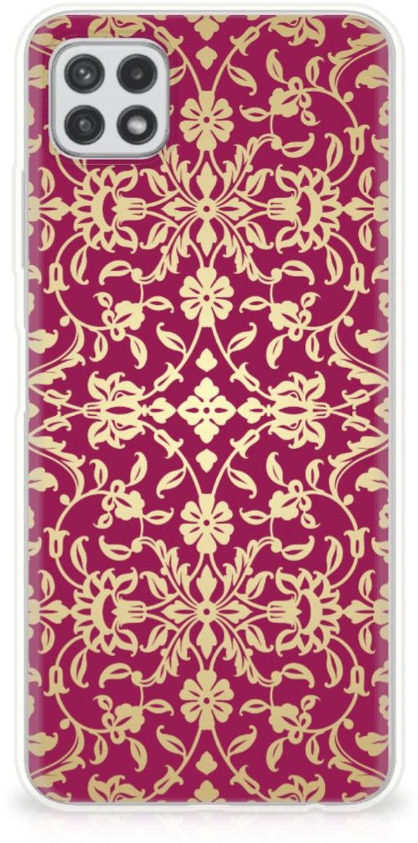 Siliconen Hoesje Samsung Galaxy A22 5G Barok Pink