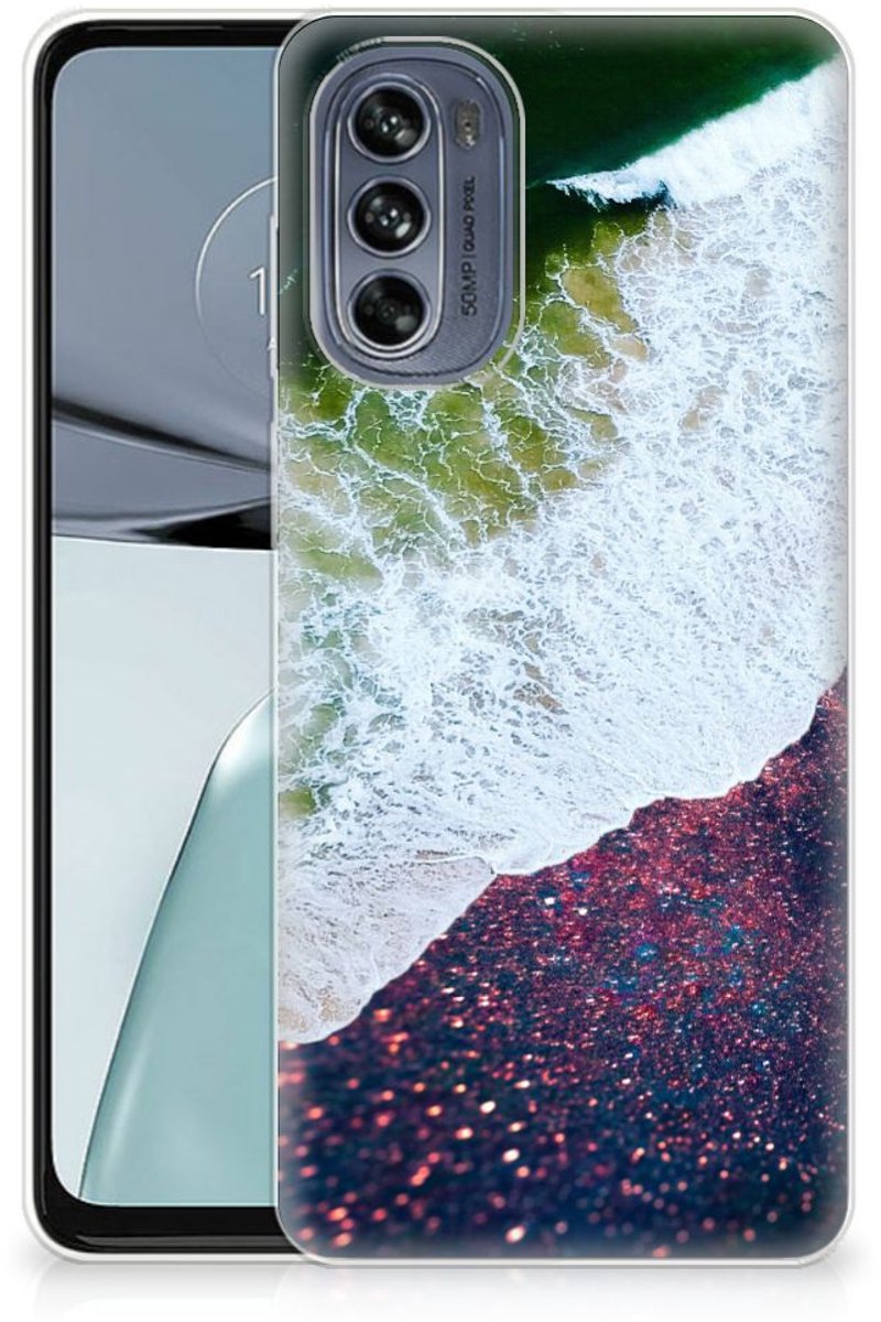 Motorola Moto G62 5G TPU Hoesje Sea in Space
