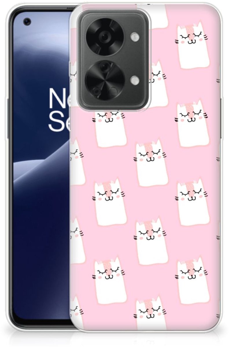OnePlus Nord 2T TPU Hoesje Sleeping Cats