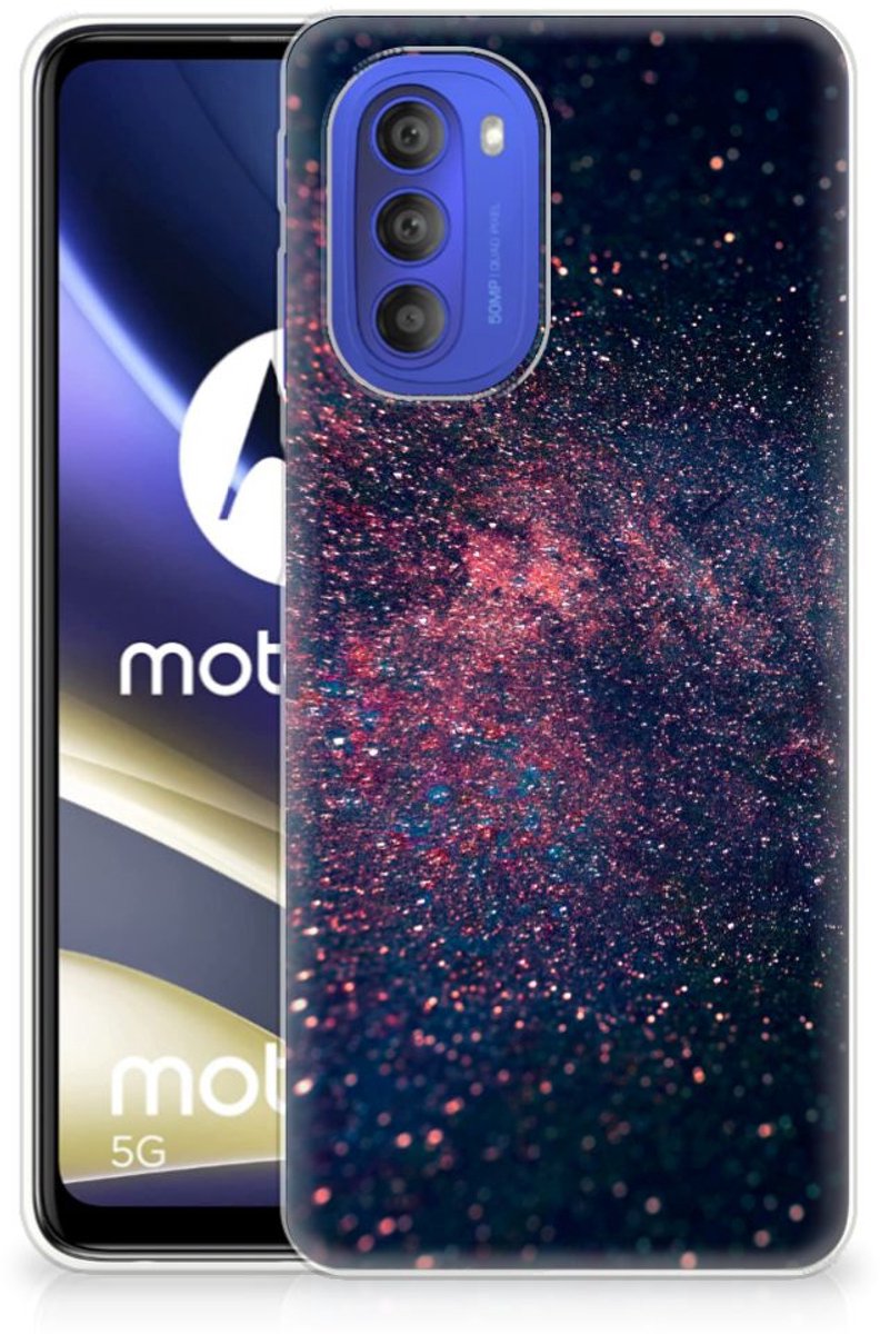 Motorola Moto G51 5G TPU Hoesje Stars
