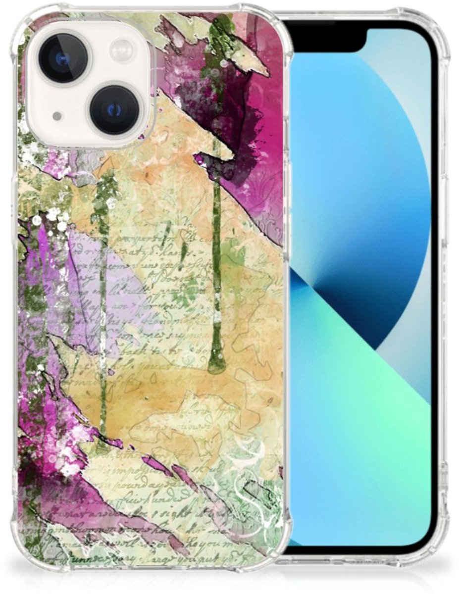 Back Cover iPhone 13 Letter Painting