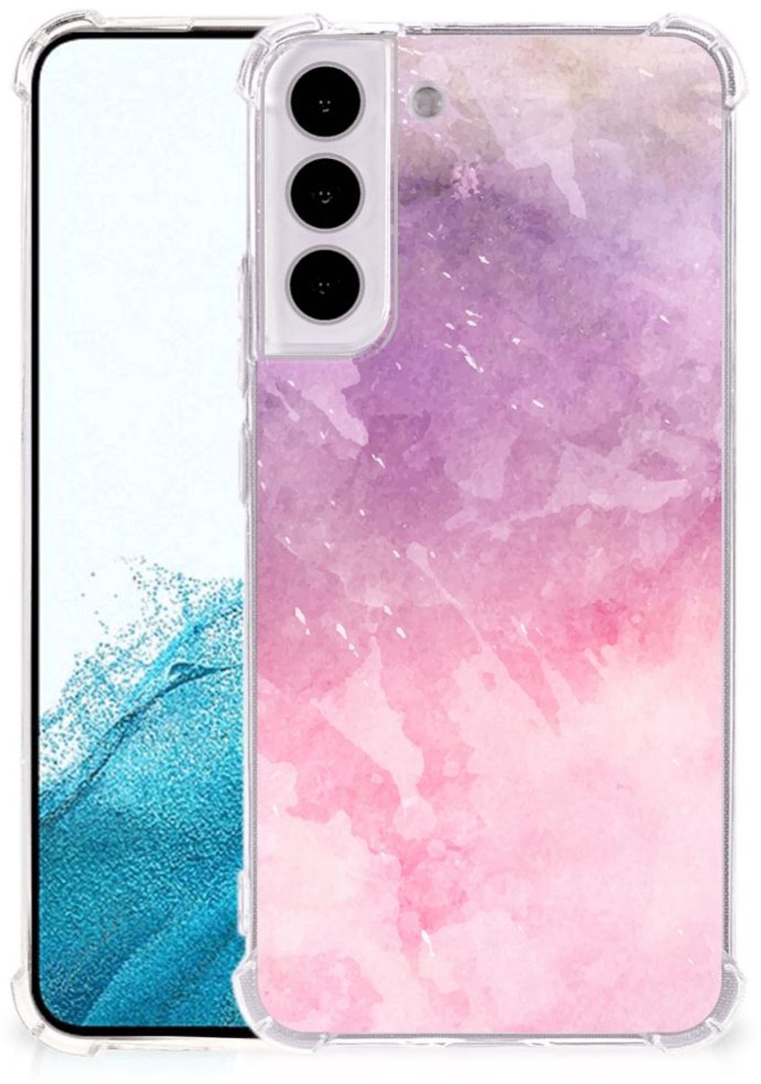 Back Cover Samsung Galaxy S22 Plus Pink Purple Paint
