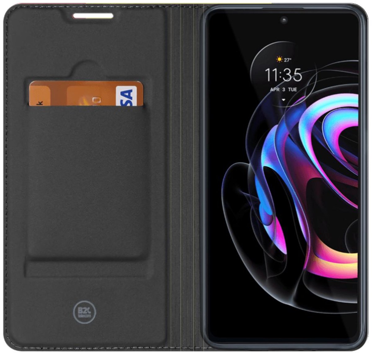 Motorola Edge 20 Pro Standcase Belgische Vlag