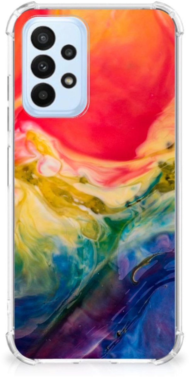 Back Cover Samsung Galaxy A23 Watercolor Dark