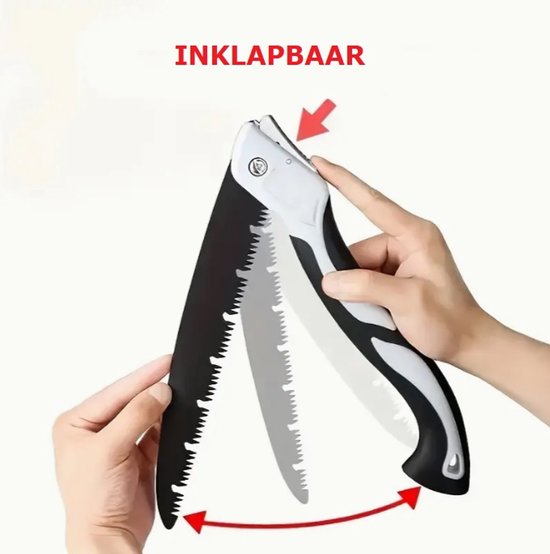Inklapbare takkenzaag, totale lengte 54 cm / zaagblad 25 cm, inklapbare boomzaag met veiligheidsvergrendeling, gebruik voor tuin en bomen. van Spear & Jackson — afbeelding 3