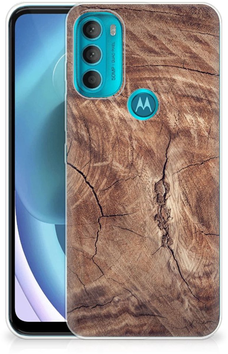 Motorola Moto G71 5G Bumper Hoesje Tree Trunk