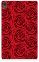 Concevoir un Lenovo Tab P11 | P11 Plus Photo Cover Roses Rouges avec côtés transparents