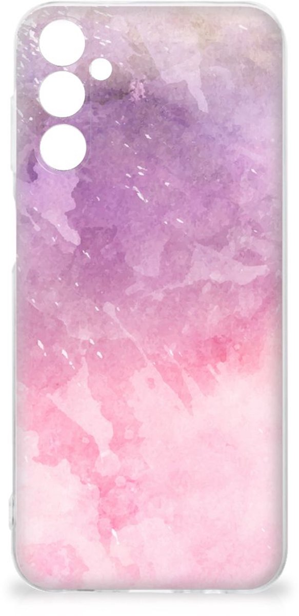 Hoesje maken Samsung Galaxy M14 Pink Purple Paint