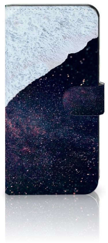Etuis Portefeuille Compatible avec Cuir Flip Cover Fermeture magnétique pour OPPO Reno8 T 5G Coque Espace Mer