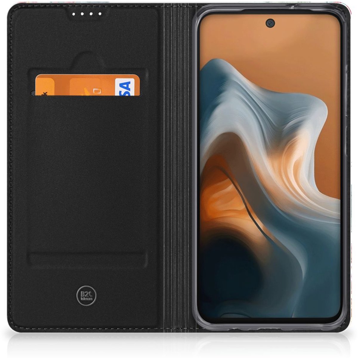 Motorola Moto G34 Hoesje maken Bird Flowers