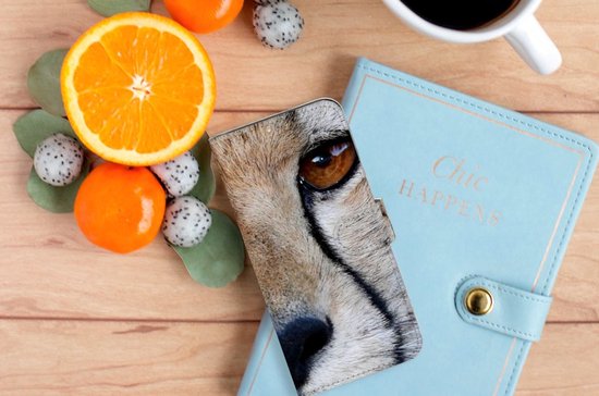 Bookcase OPPO A15 Case Cheetah