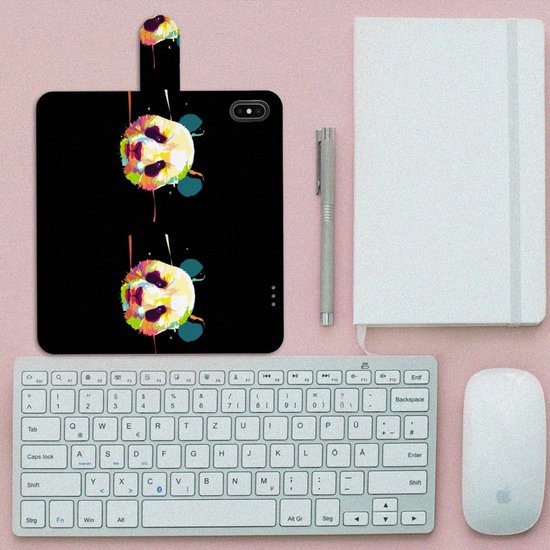 Boekhoesje voor Apple iPhone Xs Max Leuk Hoesje Panda Color