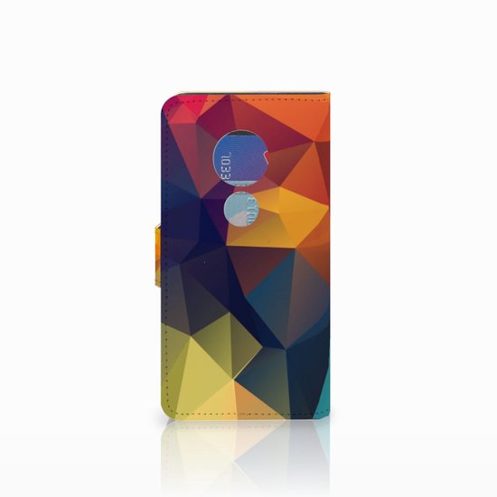 Coque pour Motorola Moto G7 Play Coque Téléphone Couleur Polygon