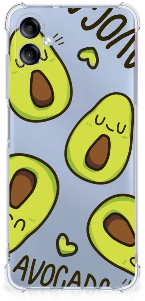 Samsung Galaxy A05 Stevig Bumper Hoesje Avocado Singing