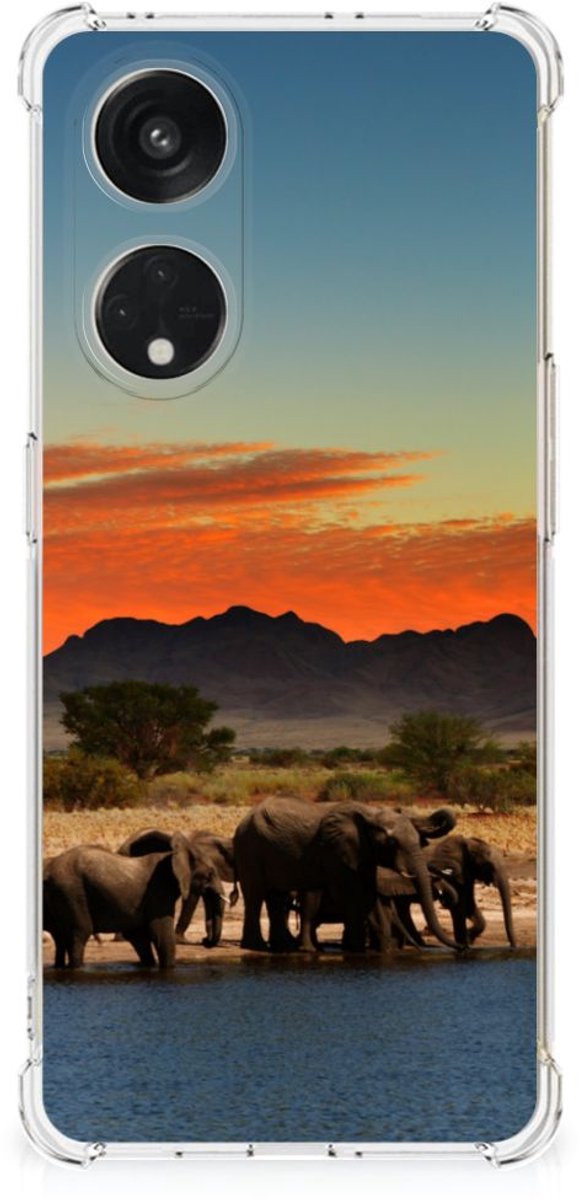 OPPO A98 Case Anti-shock Olifanten