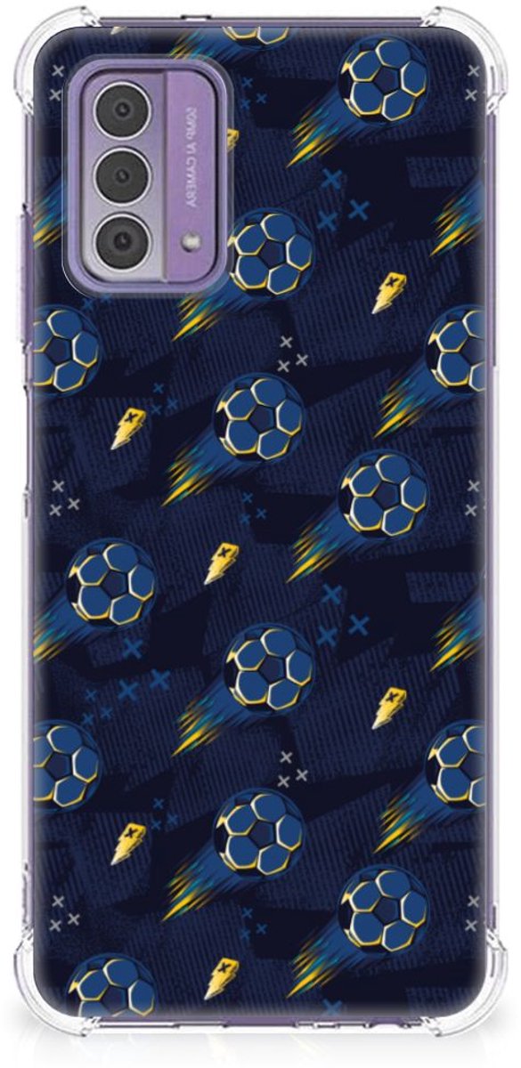 Doorzichtige Silicone Hoesje voor Nokia G42 Voetbal