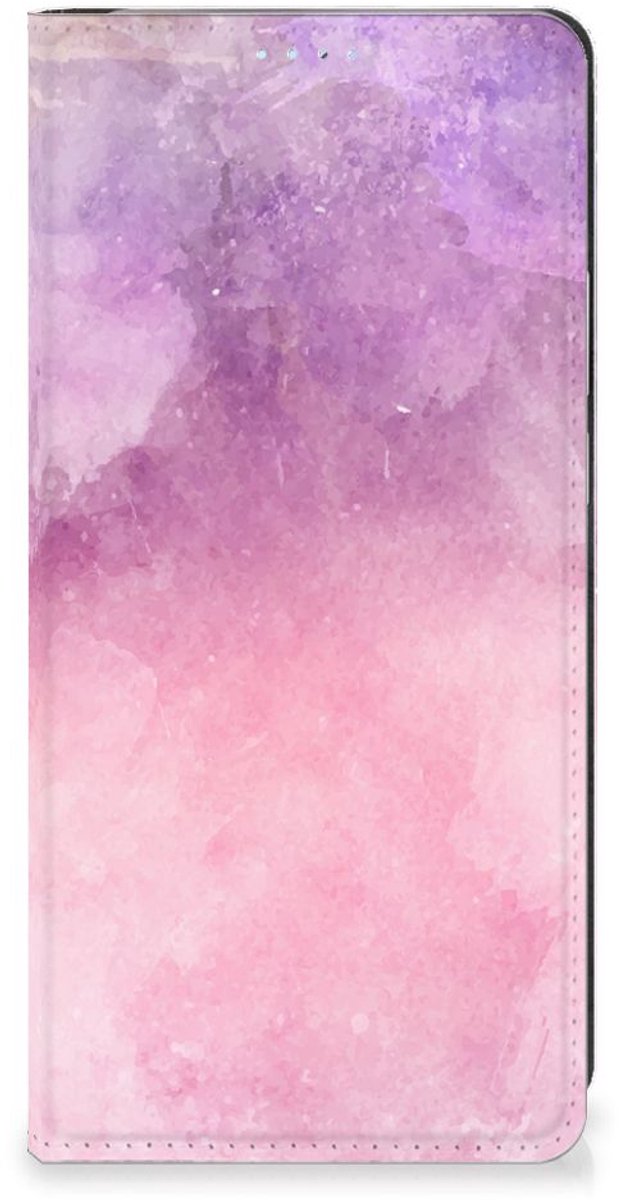 Bookcase Motorola Edge 40 Pro Pink Purple Paint