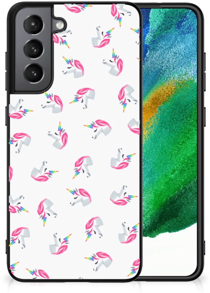 Back Case voor Samsung Galaxy S21FE Unicorns