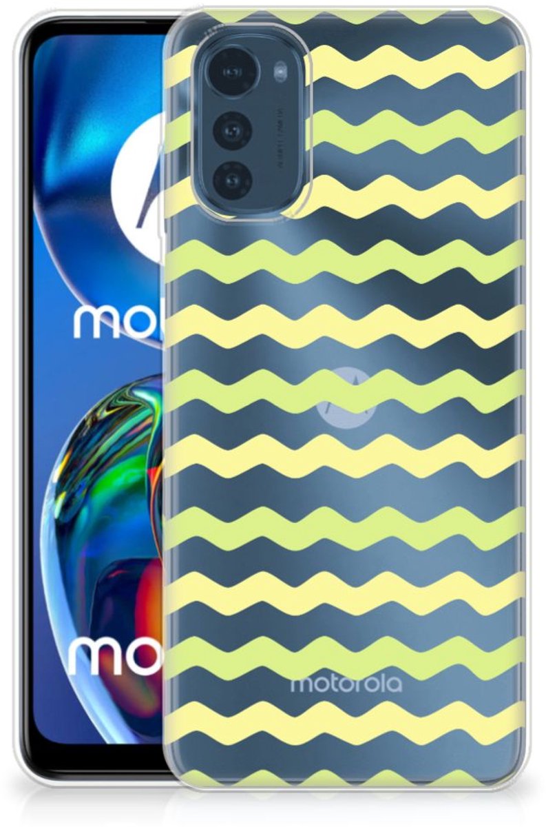 Motorola Moto E32/E32s TPU bumper Waves Yellow