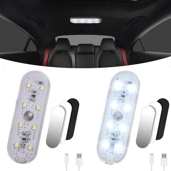 AKOOSY 2Stuks LED Auto Interieurverlichting Rood Kofferbaklamp voor