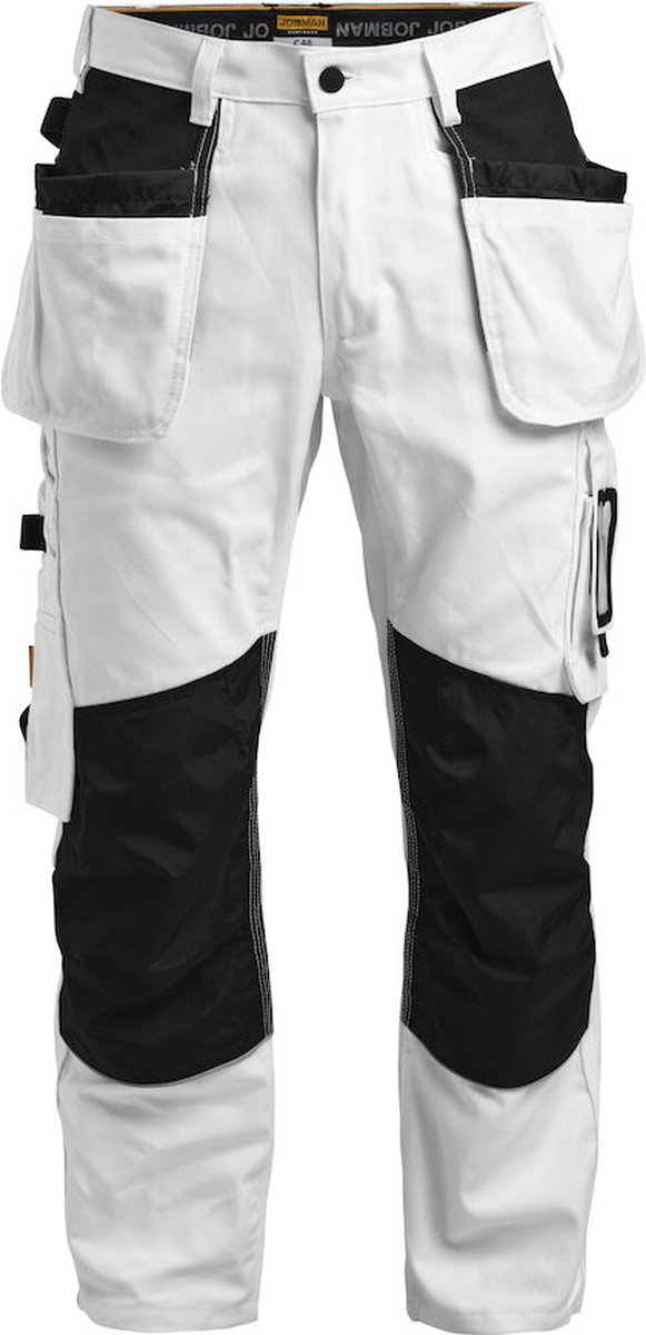 Jobman 2129 Painters' Trousers HP 65212911 - Wit/zwart - C156