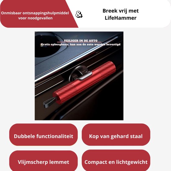 Noodhamers voor Auto | Veilig & Direct Inzetbaar