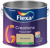 Bol.com Flexa - Creations Muurverf Extra Mat - Wild Wonder - Creations - Mengverf - 2.5 L aanbieding